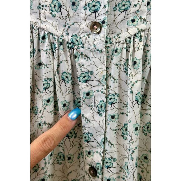 La Vie Rebecca Taylor Poppy Fields Milk Combo Embroidered Lace Cap Sleeves Dress - Picture 3 of 12